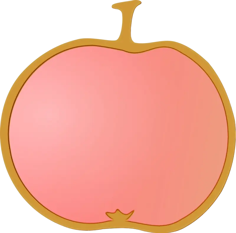 Pink Apple Abstract Design