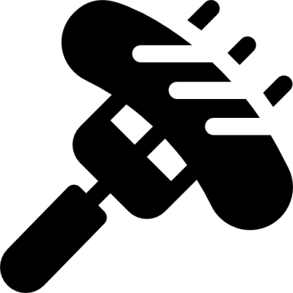 Black Electric Plug Icon