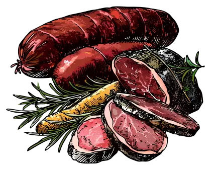 Assorted Meat and Sausages with Herbs