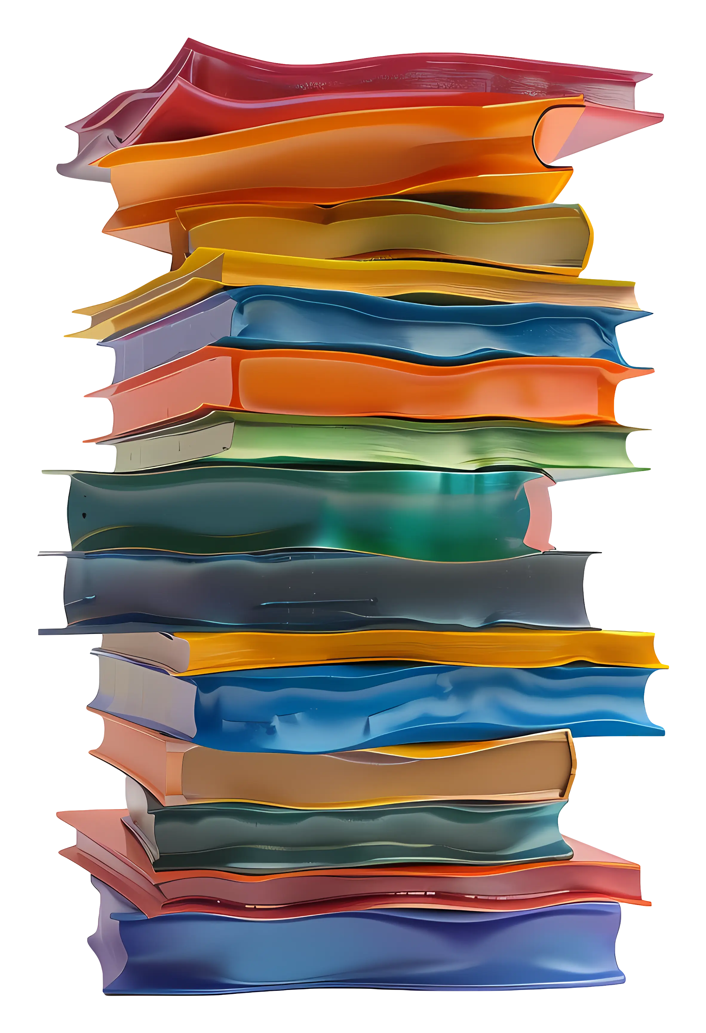 Colorful Stack of Books