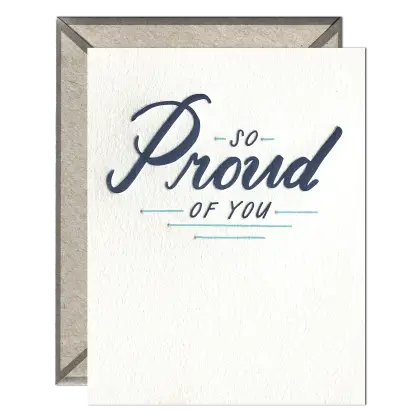 Proud Card for Congratulations and Achievement