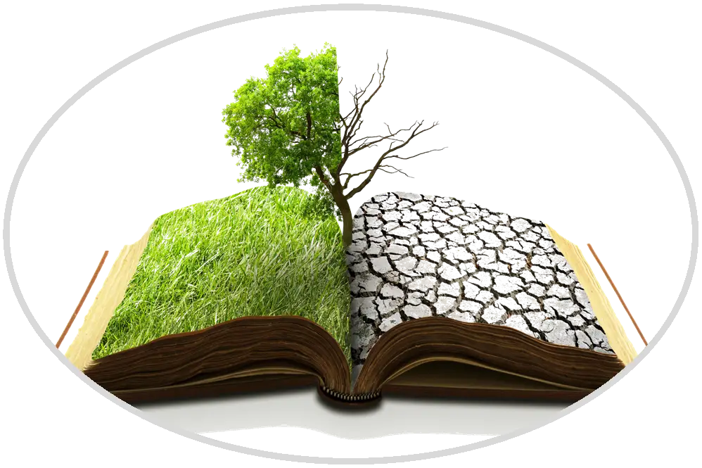 Book with Tree and Drought