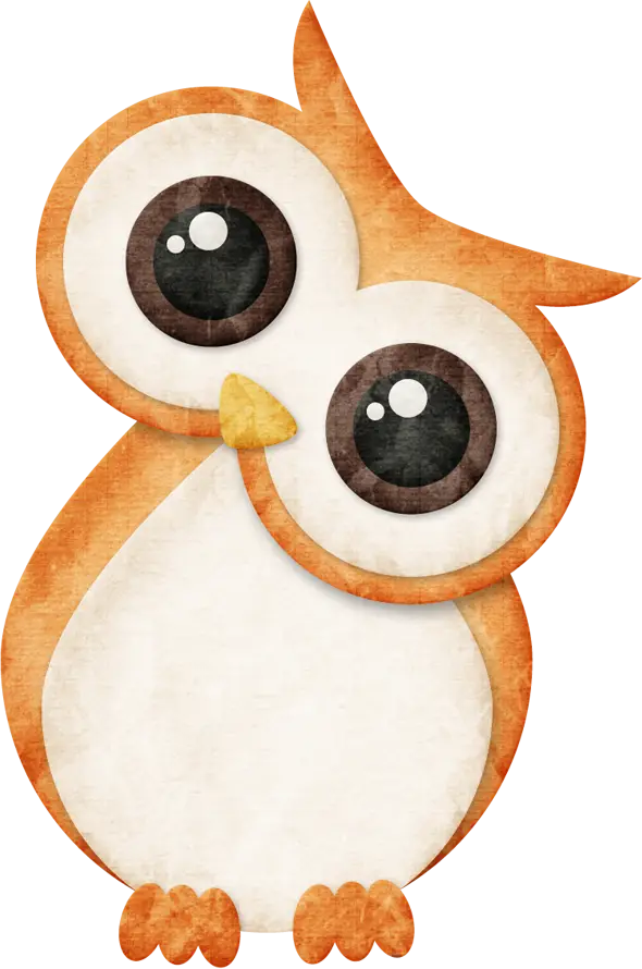Cartoon Owl with Adorable Design