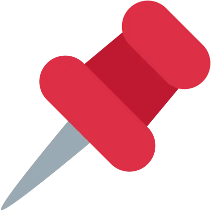 Red Pushpin for Office and Stationery Use