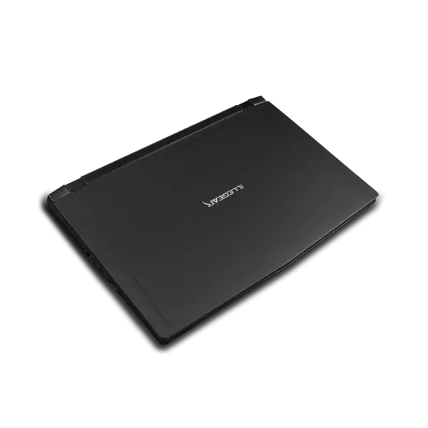 Closed Black Laptop Styled Simply