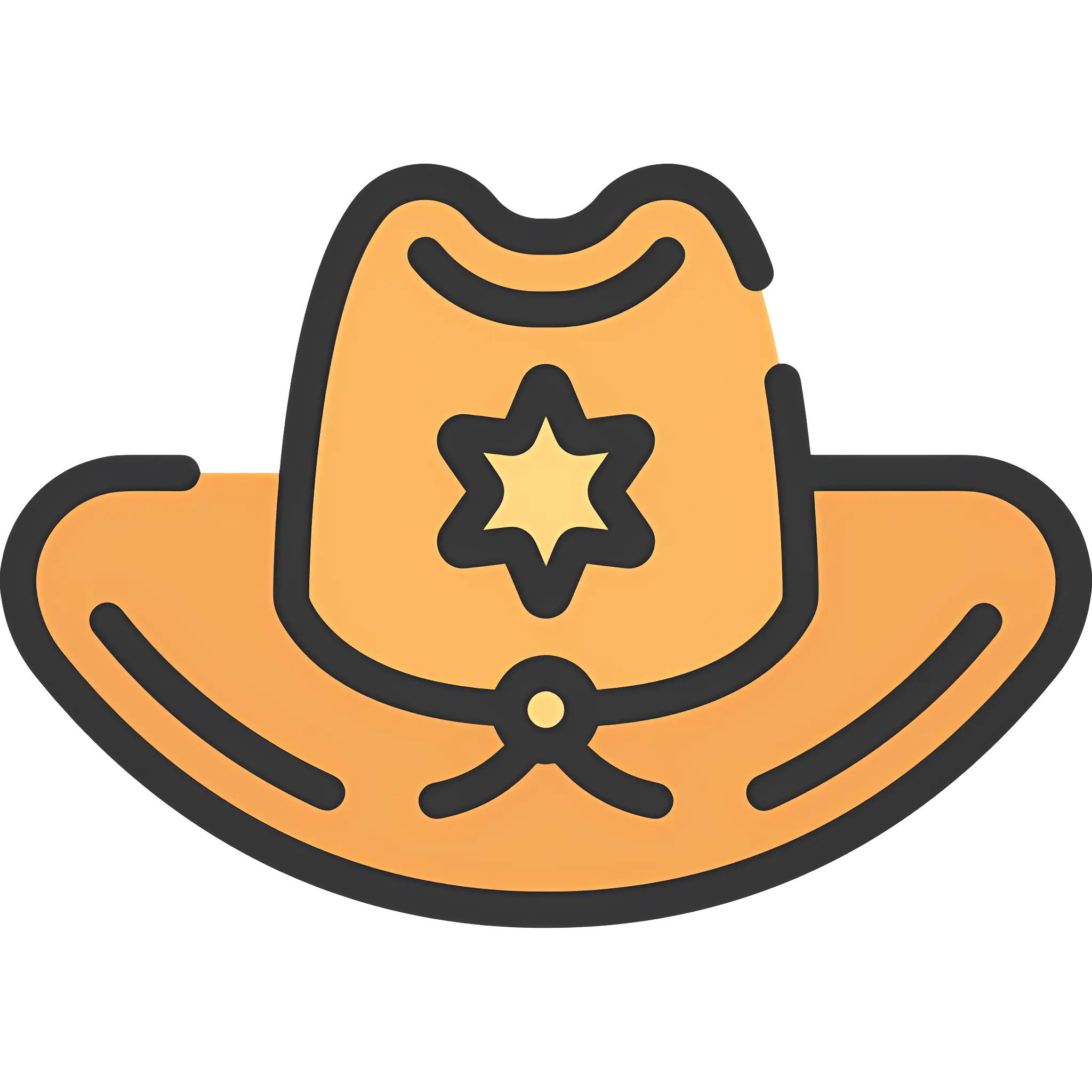 Western Cowboy Hat with Star
