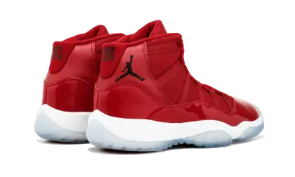 Red Basketball Shoes with White Sole