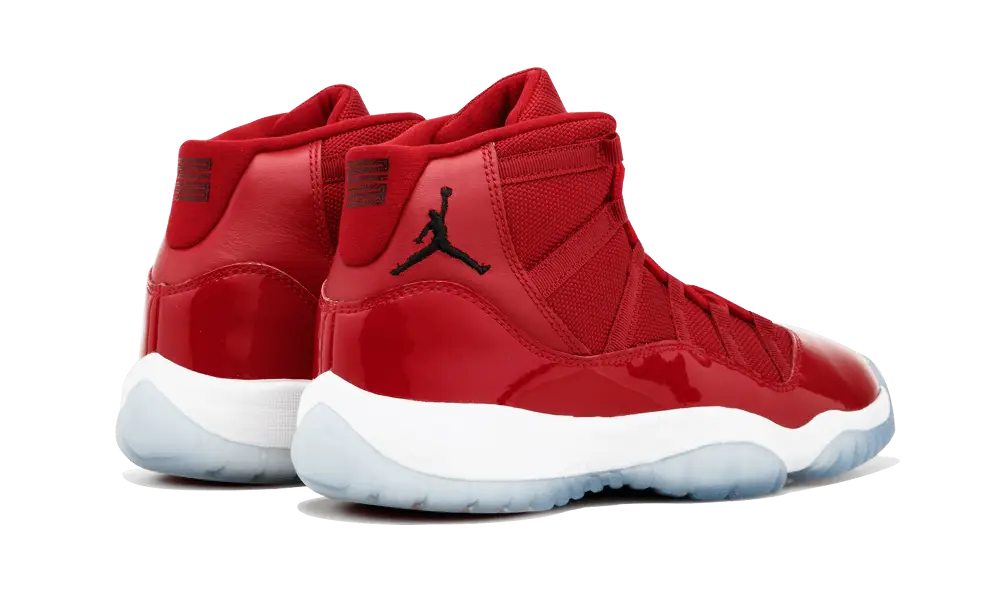Red Basketball Shoes with White Sole