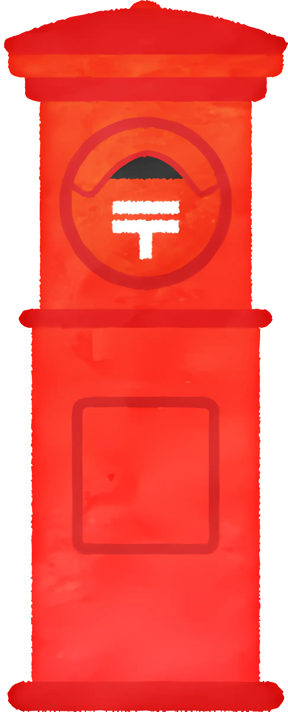 Red Mailbox for Letters
