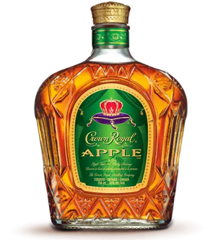 Crown Royal Apple Whiskey Bottle