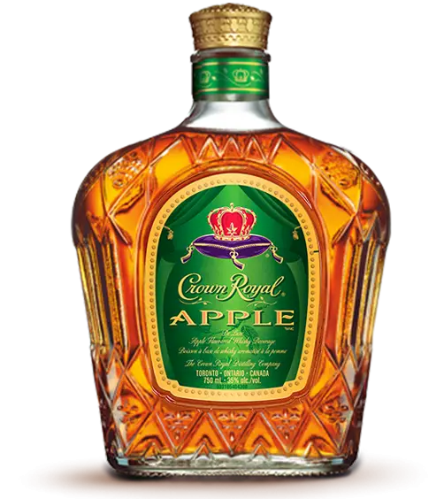 Crown Royal Apple Whiskey Bottle