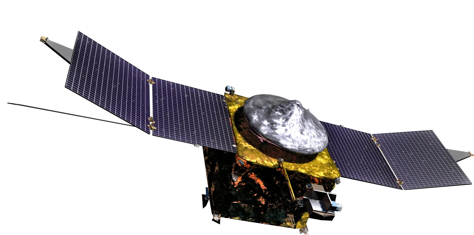 Satellite with Solar Panels in Space Exploration Theme