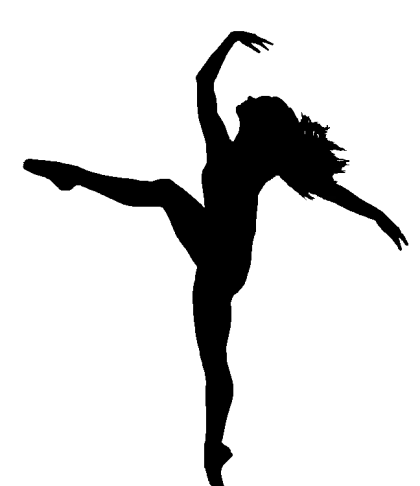 Elegant Dance Silhouette in Motion