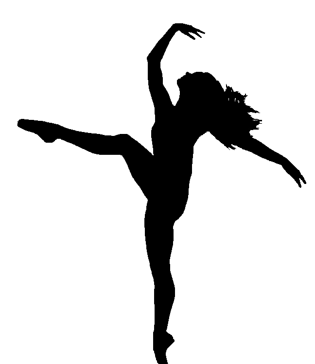 Elegant Dance Silhouette in Motion