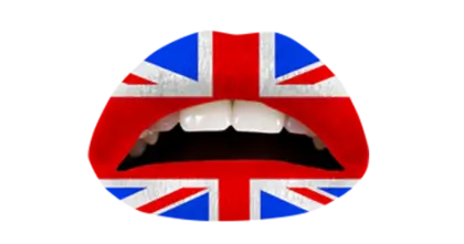 Union Jack Lips Art