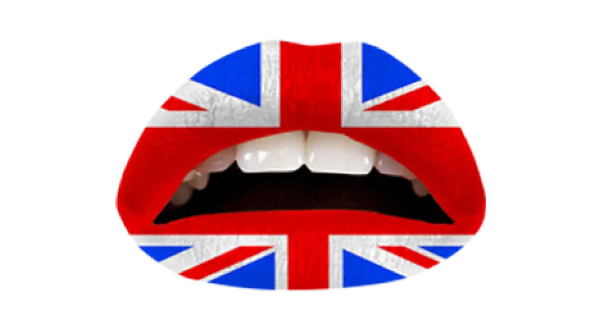 Union Jack Lips Art