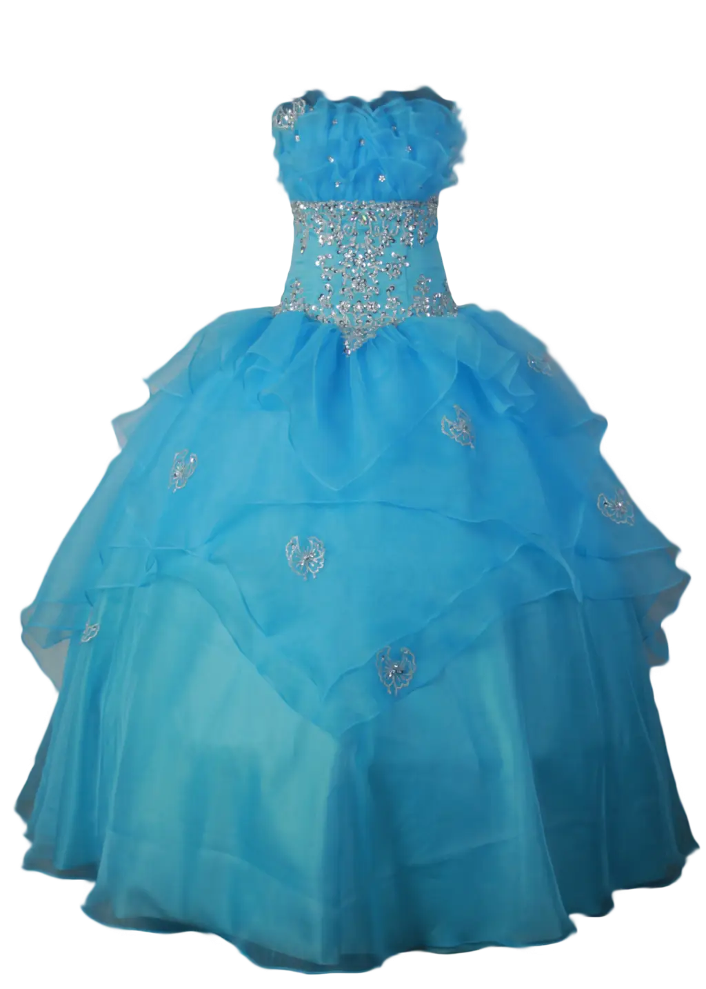 Elegant Blue Ball Gown