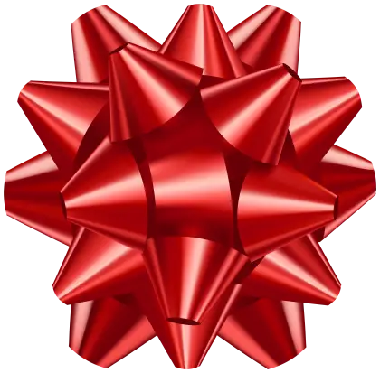 Red Gift Bow Decoration