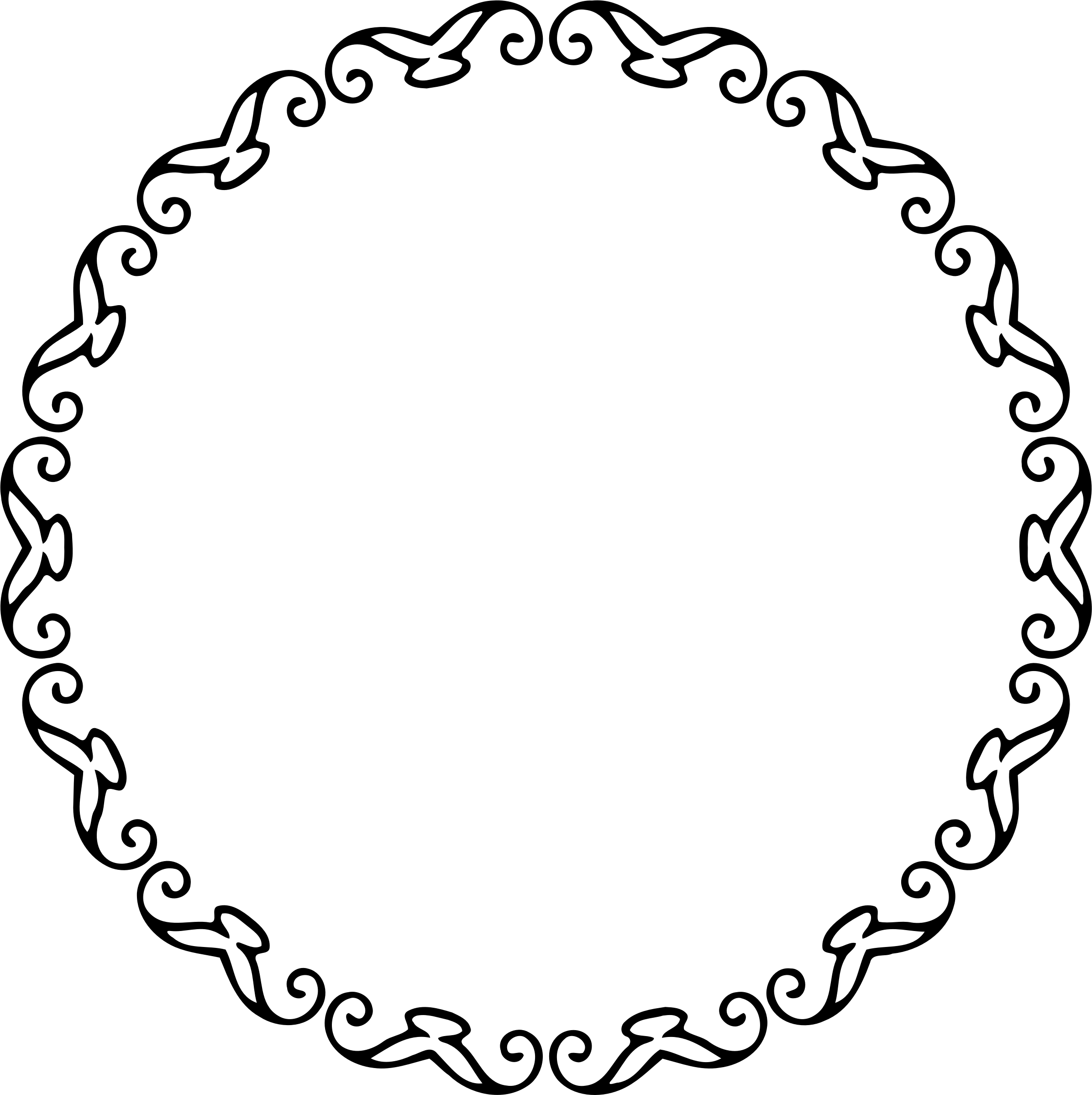 Decorative Circular Border Design