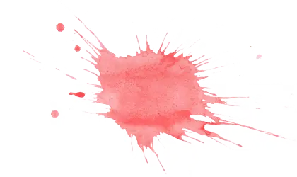 Red Watercolor Splash Illustration