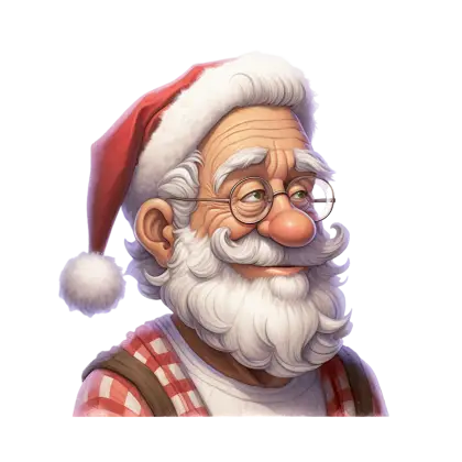 Santa Claus Holiday Illustration