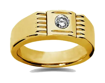 Gold Ring with Diamond