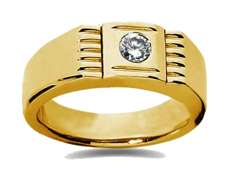 Gold Ring with Diamond