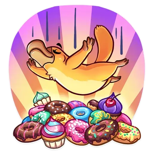 Platypus Diving into Donuts