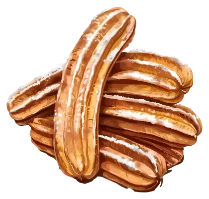 Delicious Churros with Cinnamon Sugar