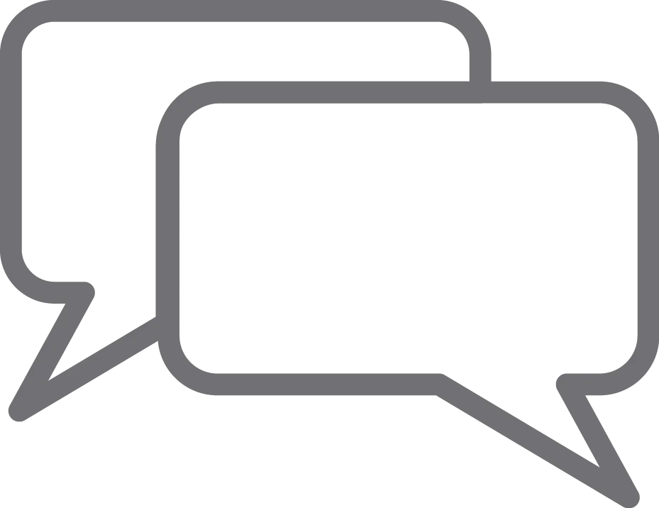 Speech Bubbles Icon for Communication