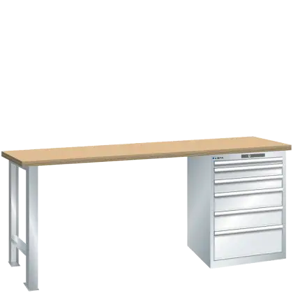 Modern Workbench with Drawers