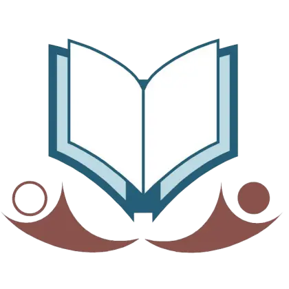 Open Book with People Illustration