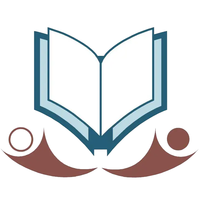 Open Book with People Illustration