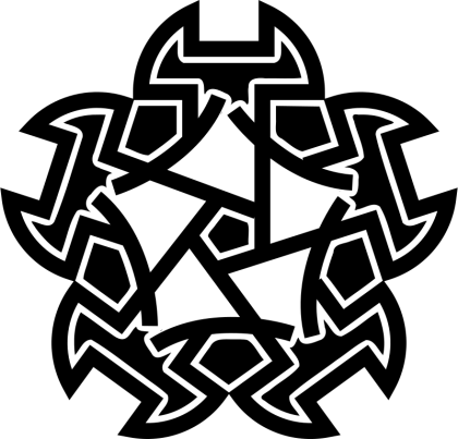 Black Geometric Pattern Design