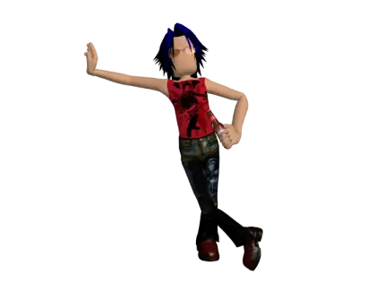 Stylized Animated Character in a Pose