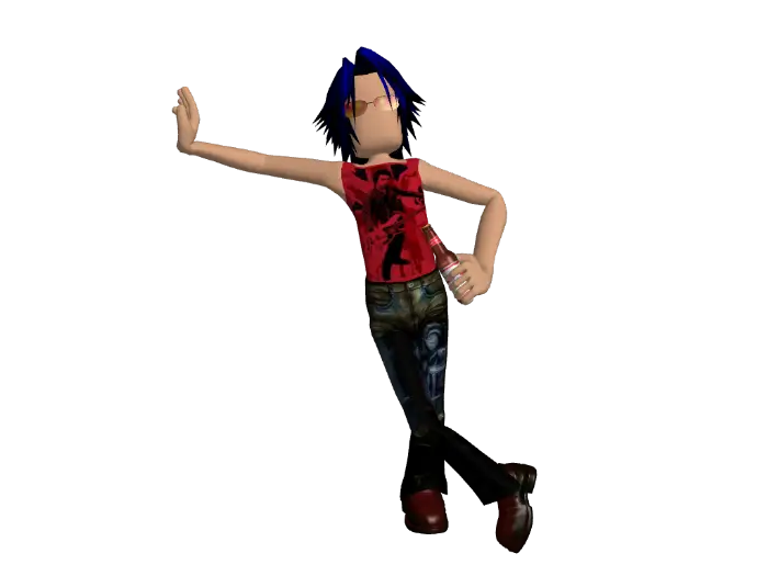 Stylized Animated Character in a Pose
