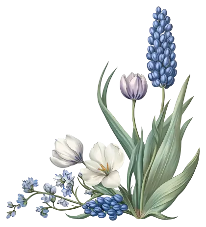 Springtime Floral Illustration