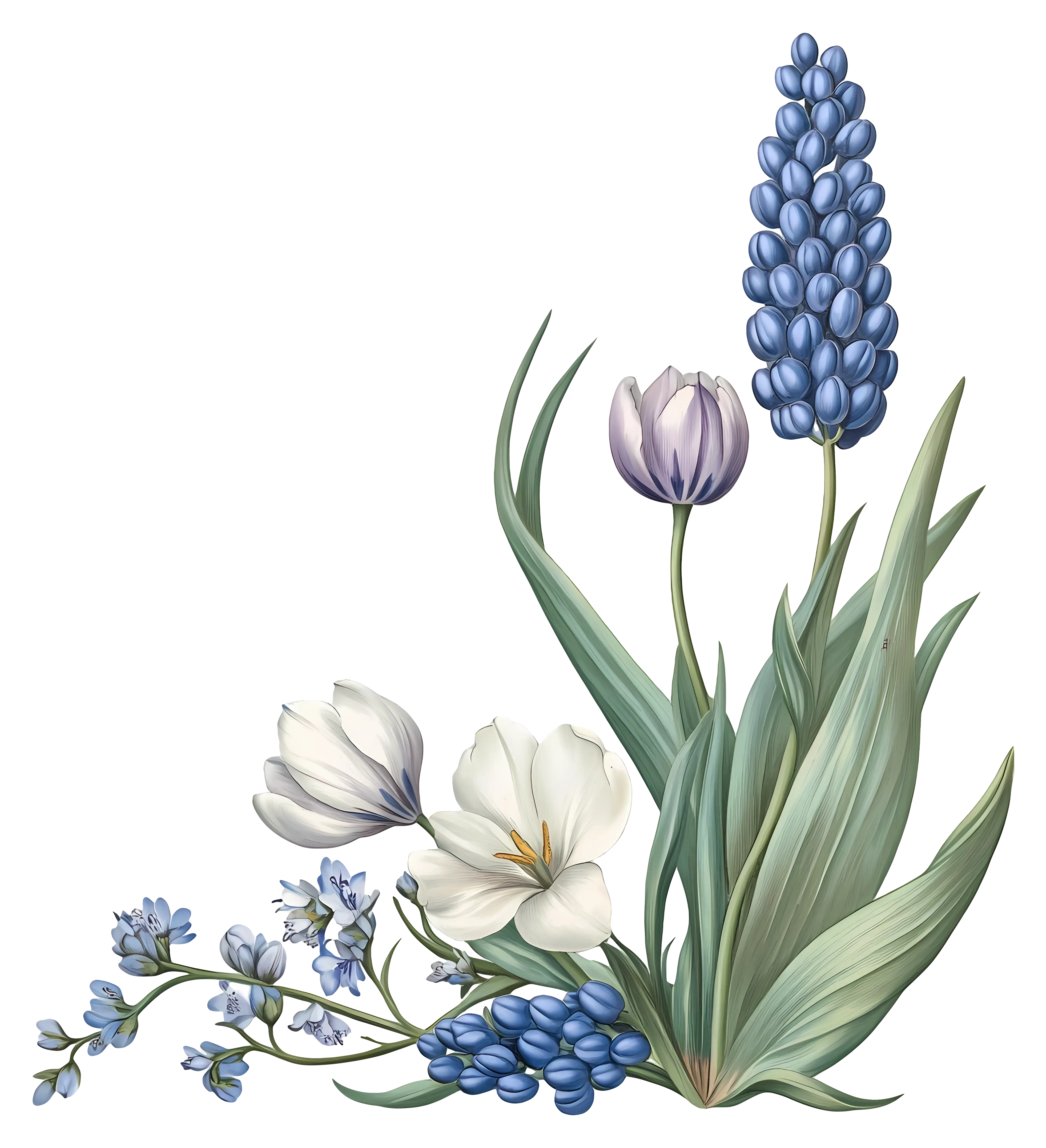 Springtime Floral Illustration