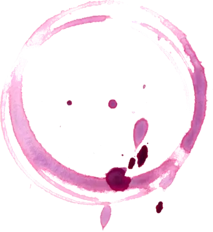 Pink Watercolor Stain Abstract Art