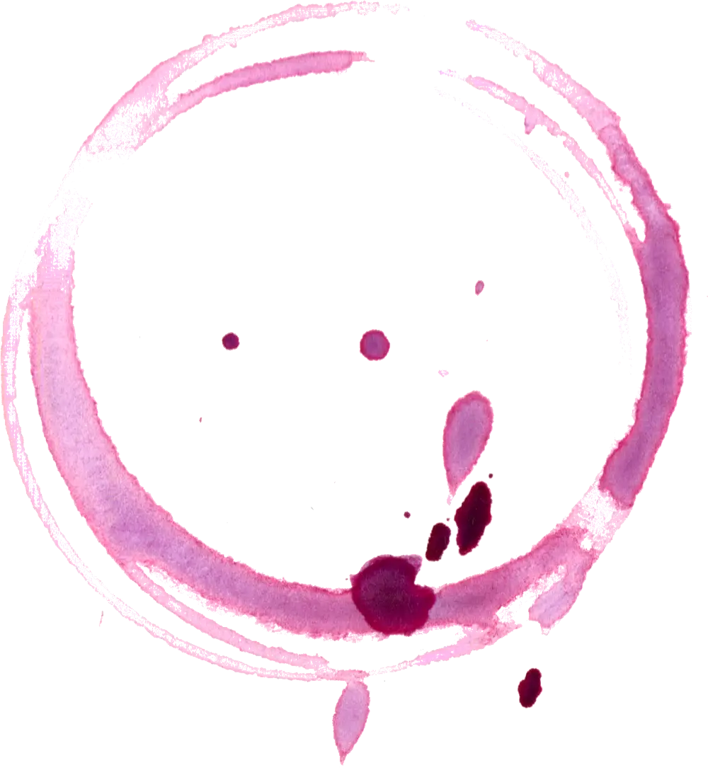 Pink Watercolor Stain Abstract Art