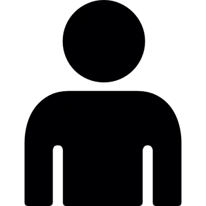 Minimalistic User Icon Silhouette