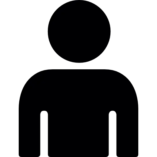 Minimalistic User Icon Silhouette