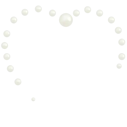 Elegant Circle of White Pearls