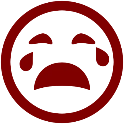 Sad Crying Emoji Icon