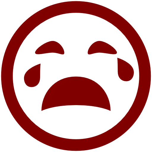 Sad Crying Emoji Icon