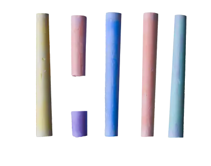 Colorful Chalk Sticks for Drawing