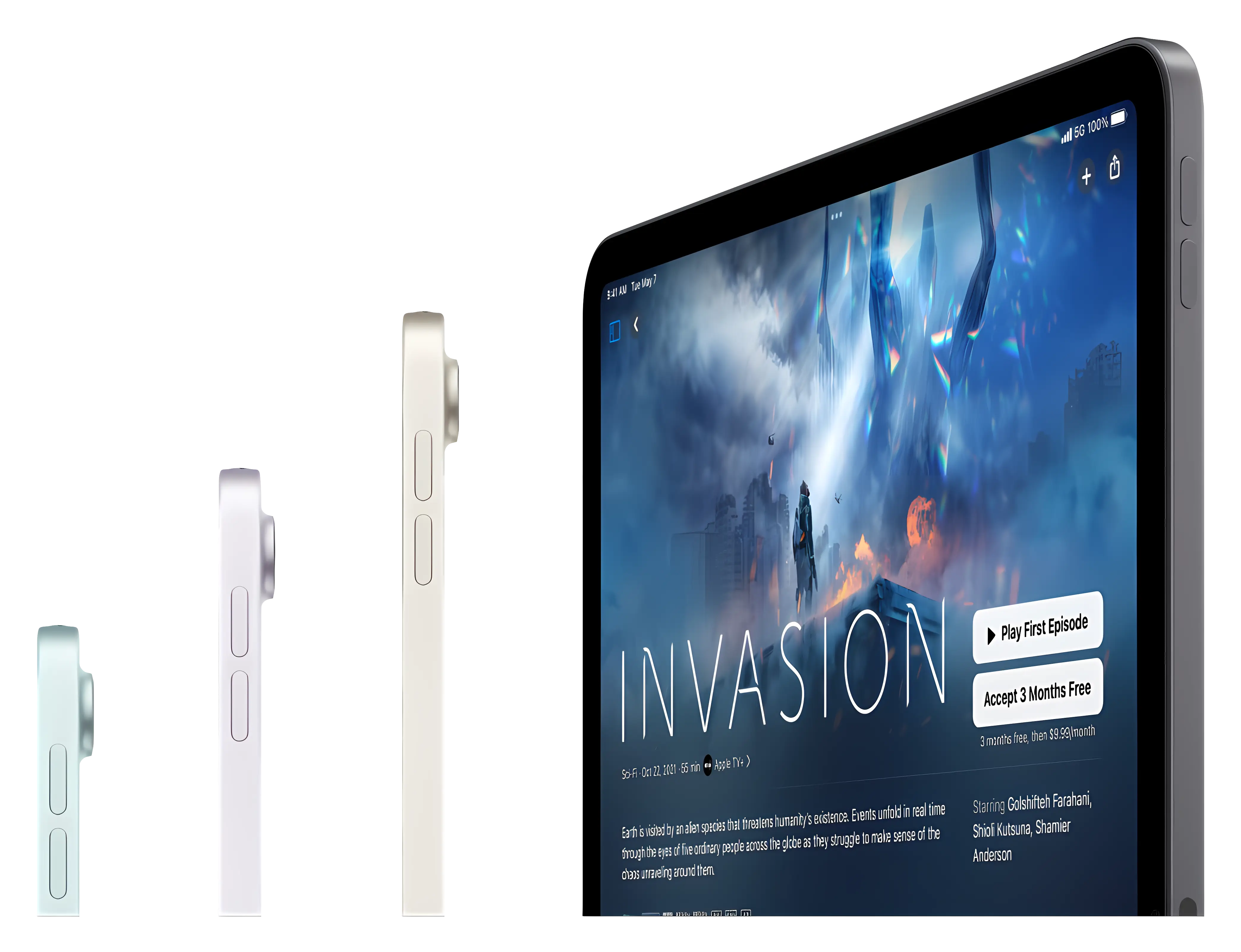 Tablet Displaying Invasion