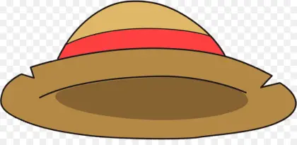 Straw Hat with Red Band