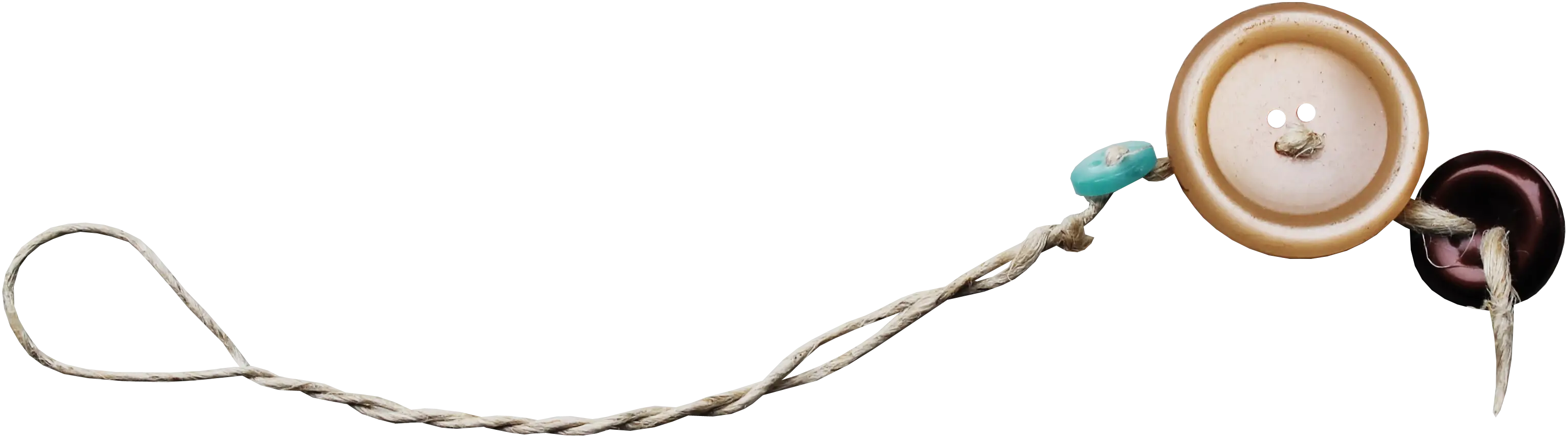 Button with String