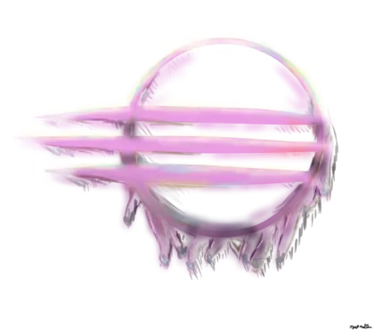 Abstract Art with Pink and Purple Hues